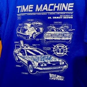 Back To The Future- Time Machine Tee